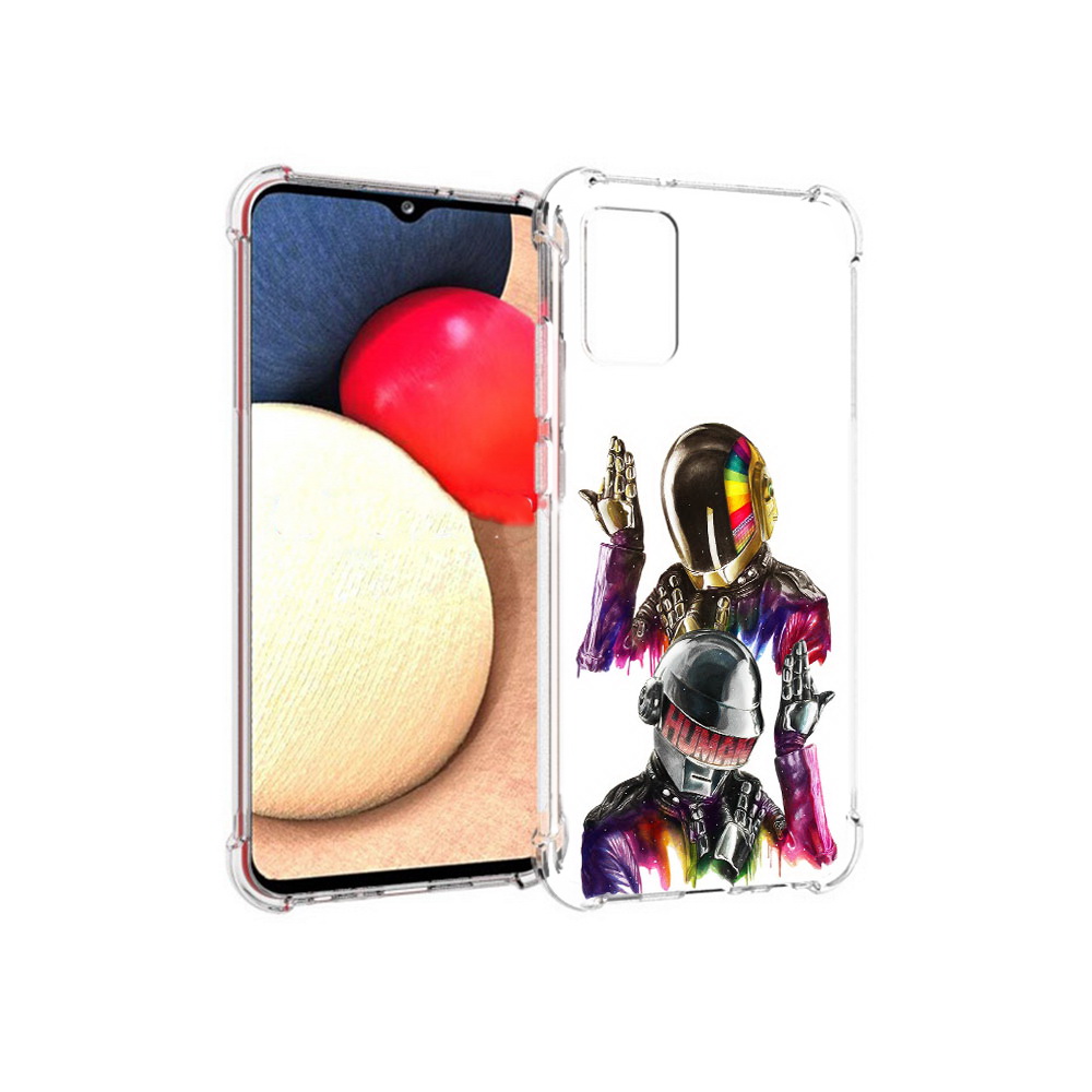 

Чехол MyPads Tocco для Samsung Galaxy A02s диско космонавты (PT156738.479.329), Прозрачный, Tocco