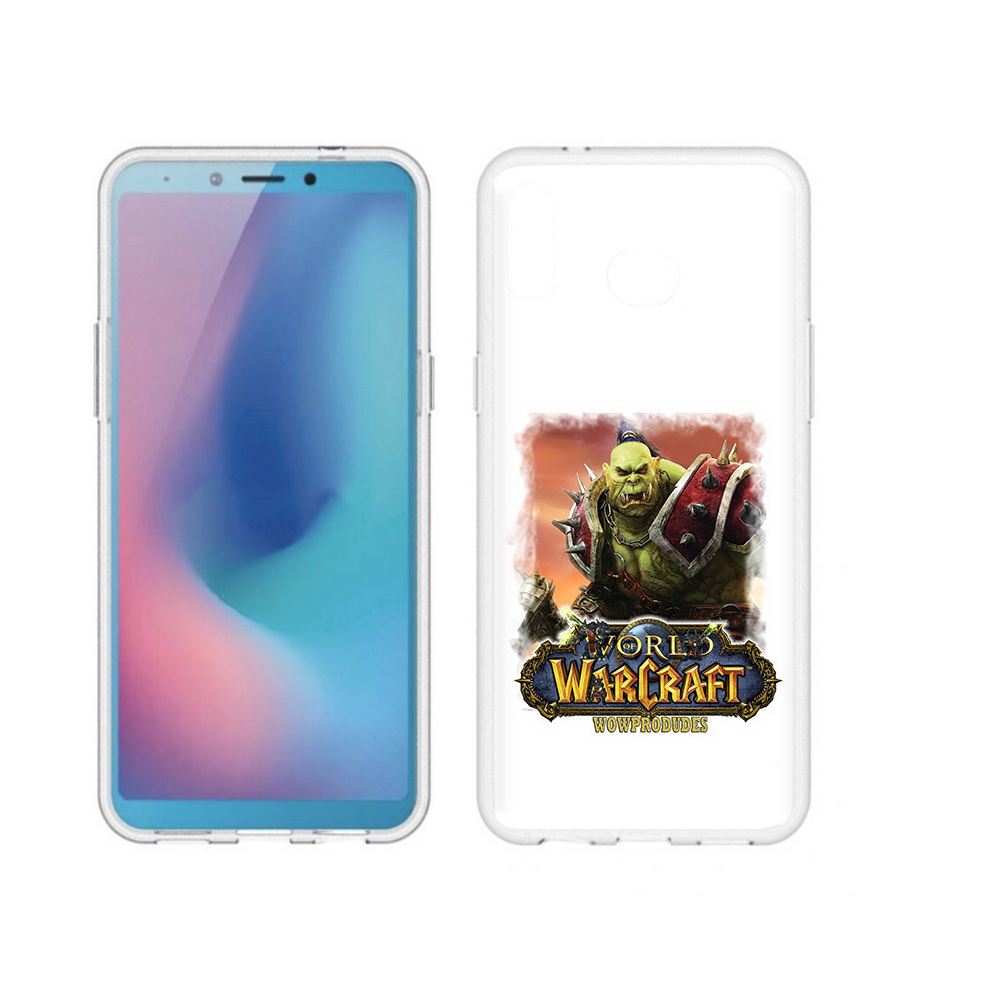 

Чехол MyPads Tocco для Samsung Galaxy A6s Варкрафт (PT123850.597.39), Прозрачный, Tocco