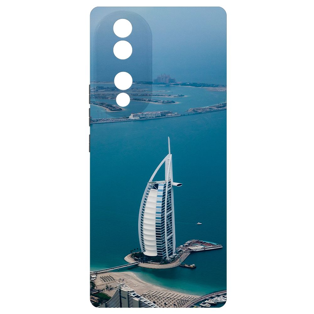 

Чехол-накладка Krutoff Soft Case ОАЭ, Бурдж-эль-Араб для Honor 70 черный