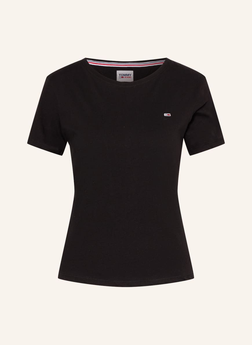 

Футболка женская Tommy Jeans 1001382770 черная XS, 1001382770