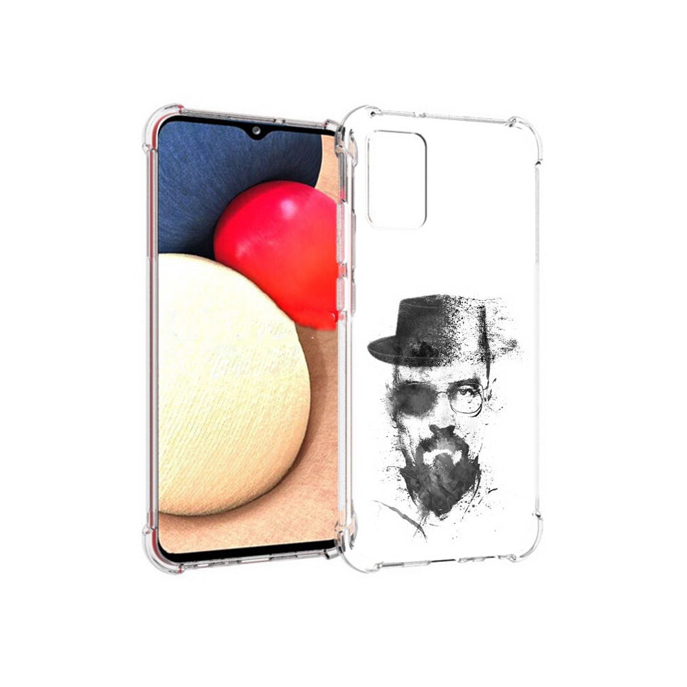 

Чехол MyPads Tocco для Samsung Galaxy A02s загадочный человек (PT156738.479.347), Прозрачный, Tocco