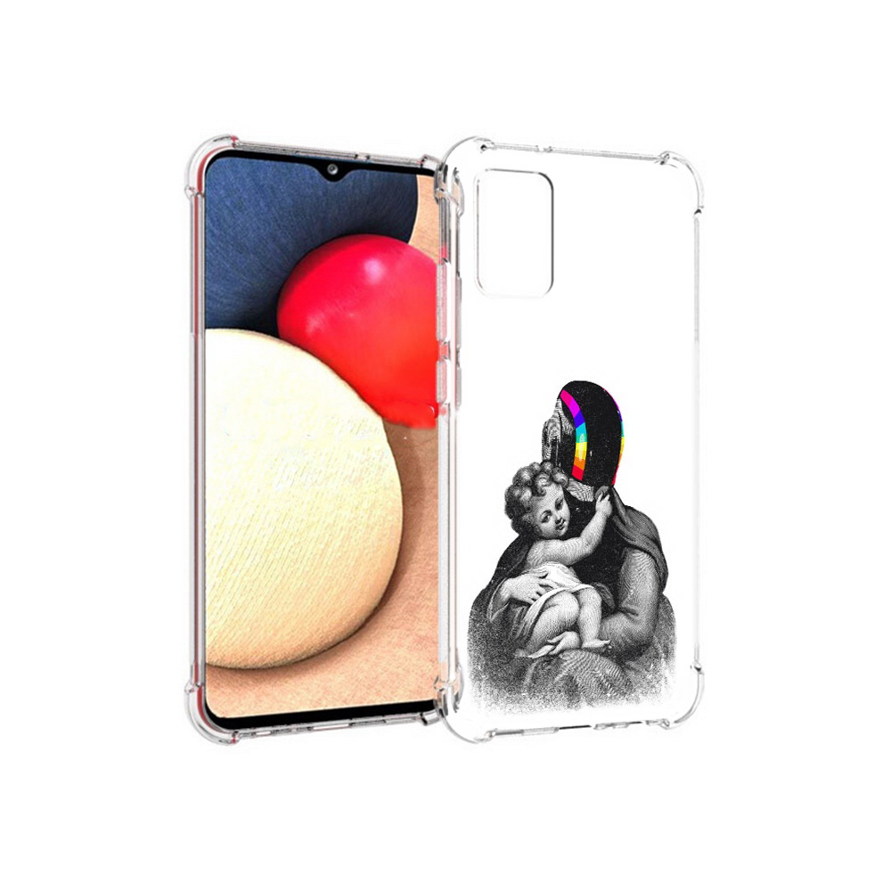

Чехол MyPads Tocco для Samsung Galaxy A02s защитник в шлеме (PT156738.479.350), Прозрачный, Tocco