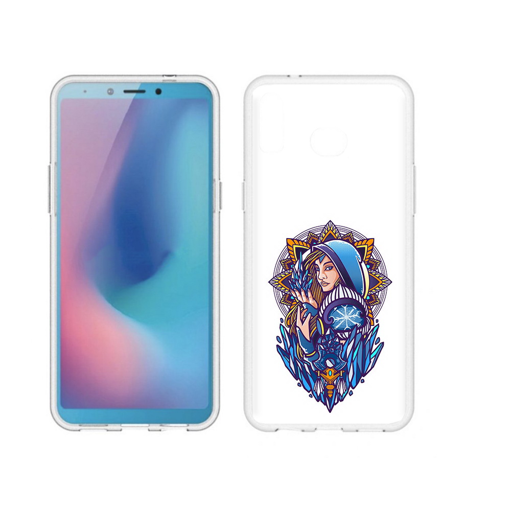 

Чехол MyPads Tocco для Samsung Galaxy A6s кристал мейден дота 2 (PT123850.597.415), Прозрачный, Tocco