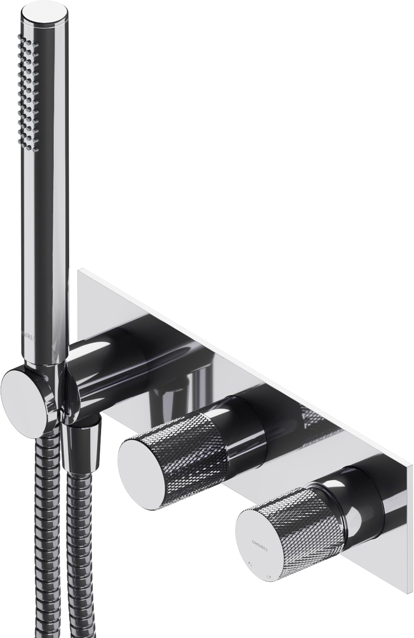 

Omnires Смеситель Omnires Contour CT8035/1CR С ВНУТРЕННЕЙ ЧАСТЬЮ, для ванны с душем, хром