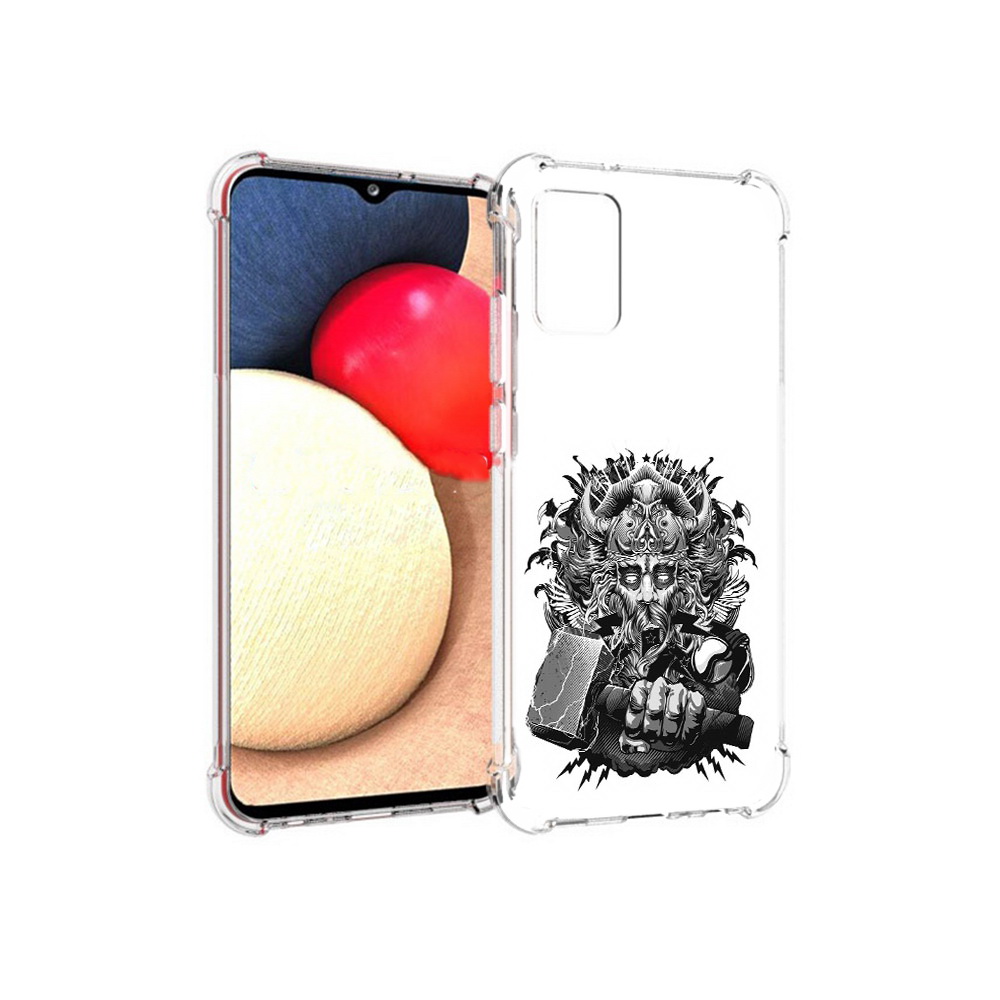 

Чехол MyPads Tocco для Samsung Galaxy A02s злой тор (PT156738.479.363), Прозрачный, Tocco
