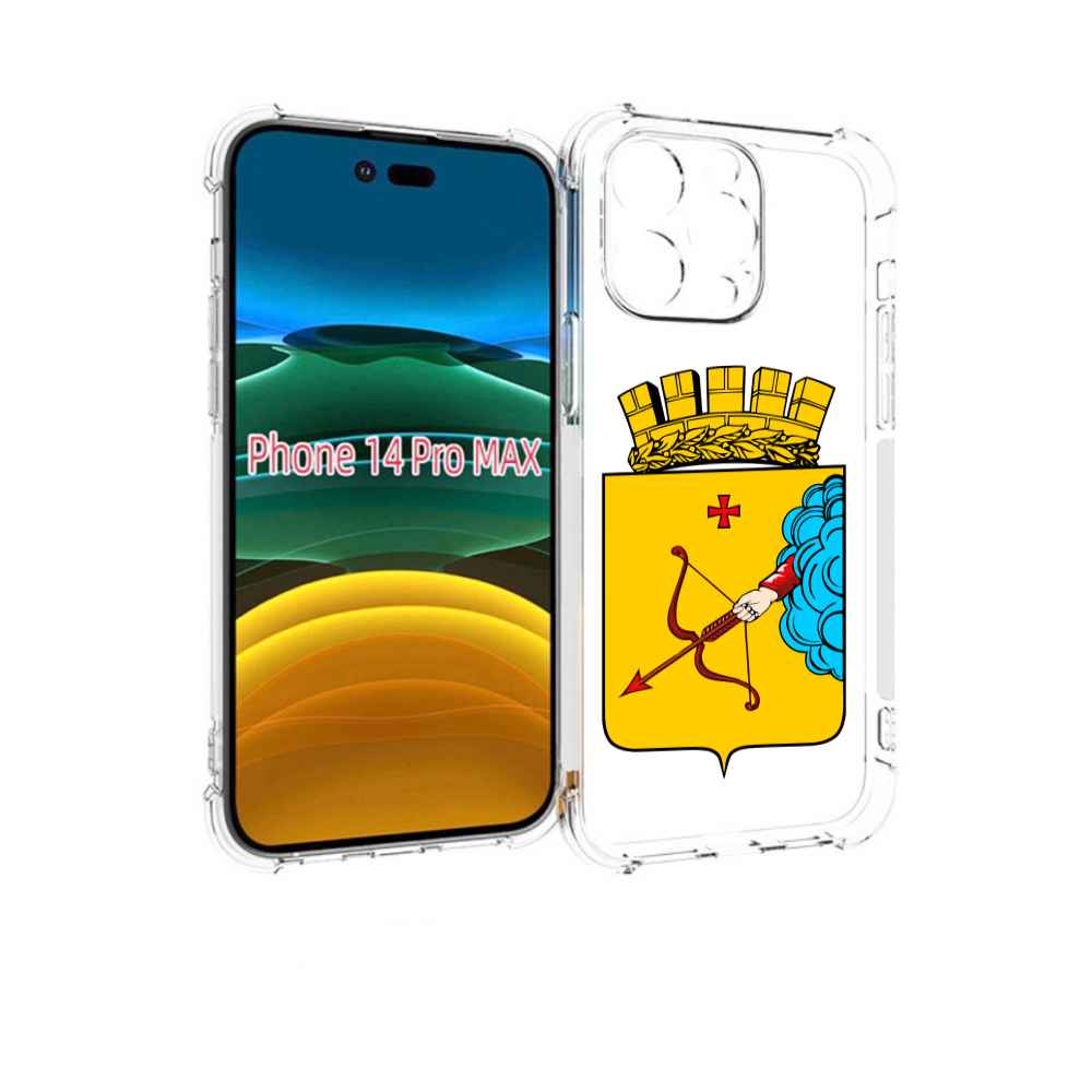 

Чехол MyPads герб-кировская-область для iPhone 14 Pro Max, Прозрачный, Tocco