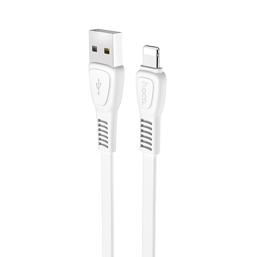 

Кабель Hoco X40 Noah USB - Lightning, 2.4 А, 1 м, белый, X40 Noah