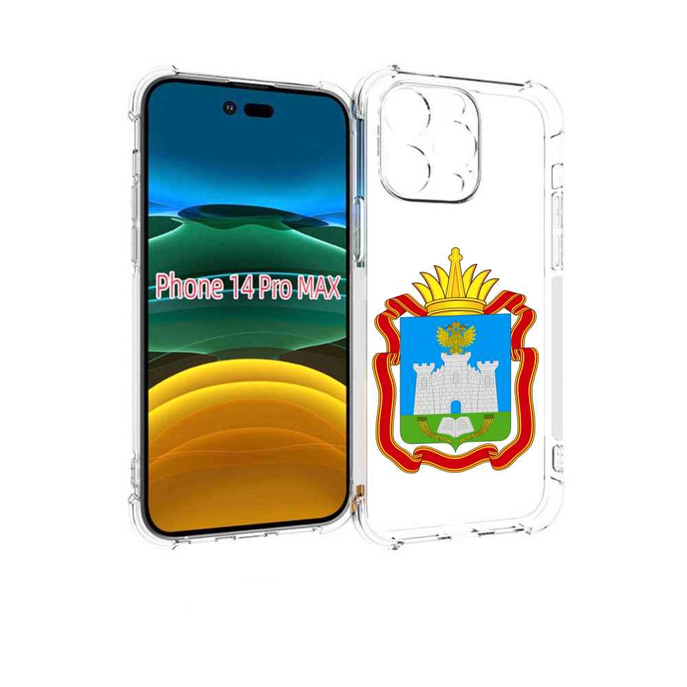 

Чехол MyPads герб-орловская-область для iPhone 14 Pro Max, Прозрачный, Tocco