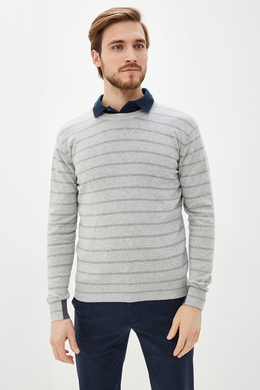 

Джемпер мужской Baon B630001 серый XXL, B630001