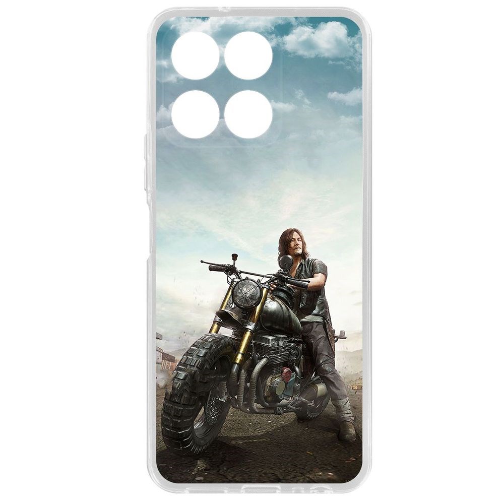 Чехол-накладка Krutoff Clear Case Ходячие мертвецы. Дэрил для Honor X6a