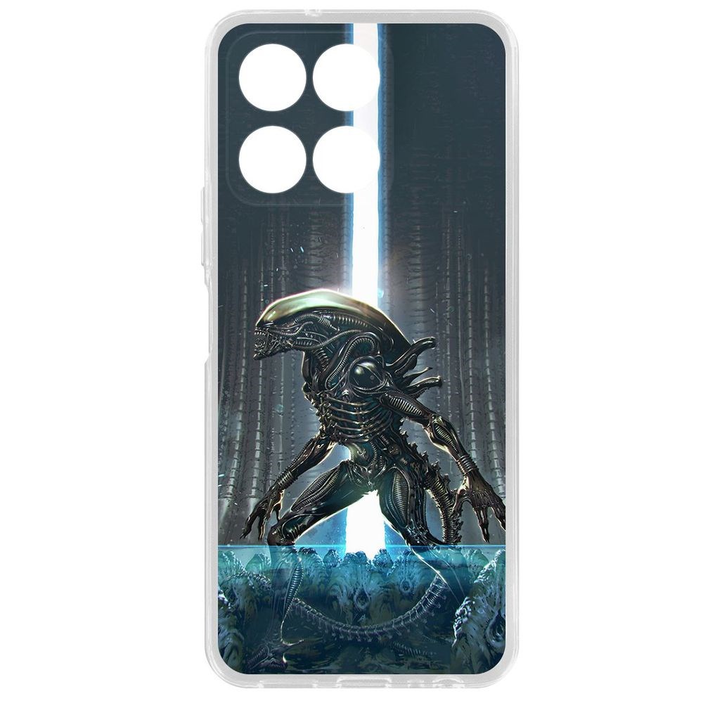 

Чехол-накладка Krutoff Clear Case Чужой. Тревога для Honor X6a