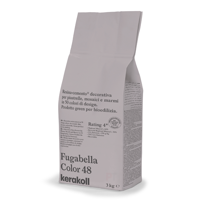 

Затирка Kerakoll Fugabella Color полимерцементная 48 (3 кг мешок), Бежевый