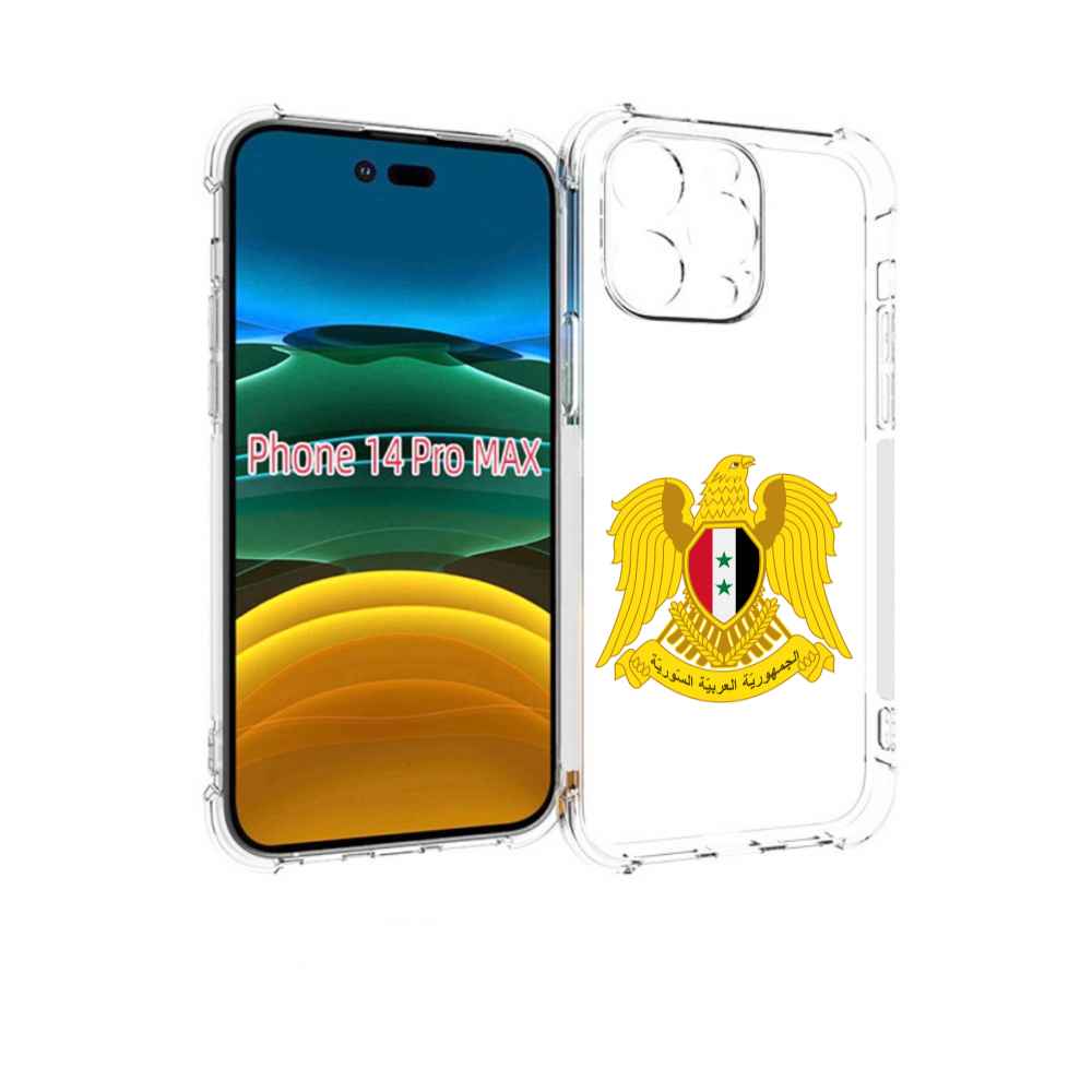

Чехол MyPads герб-сирии для iPhone 14 Pro Max, Прозрачный, Tocco