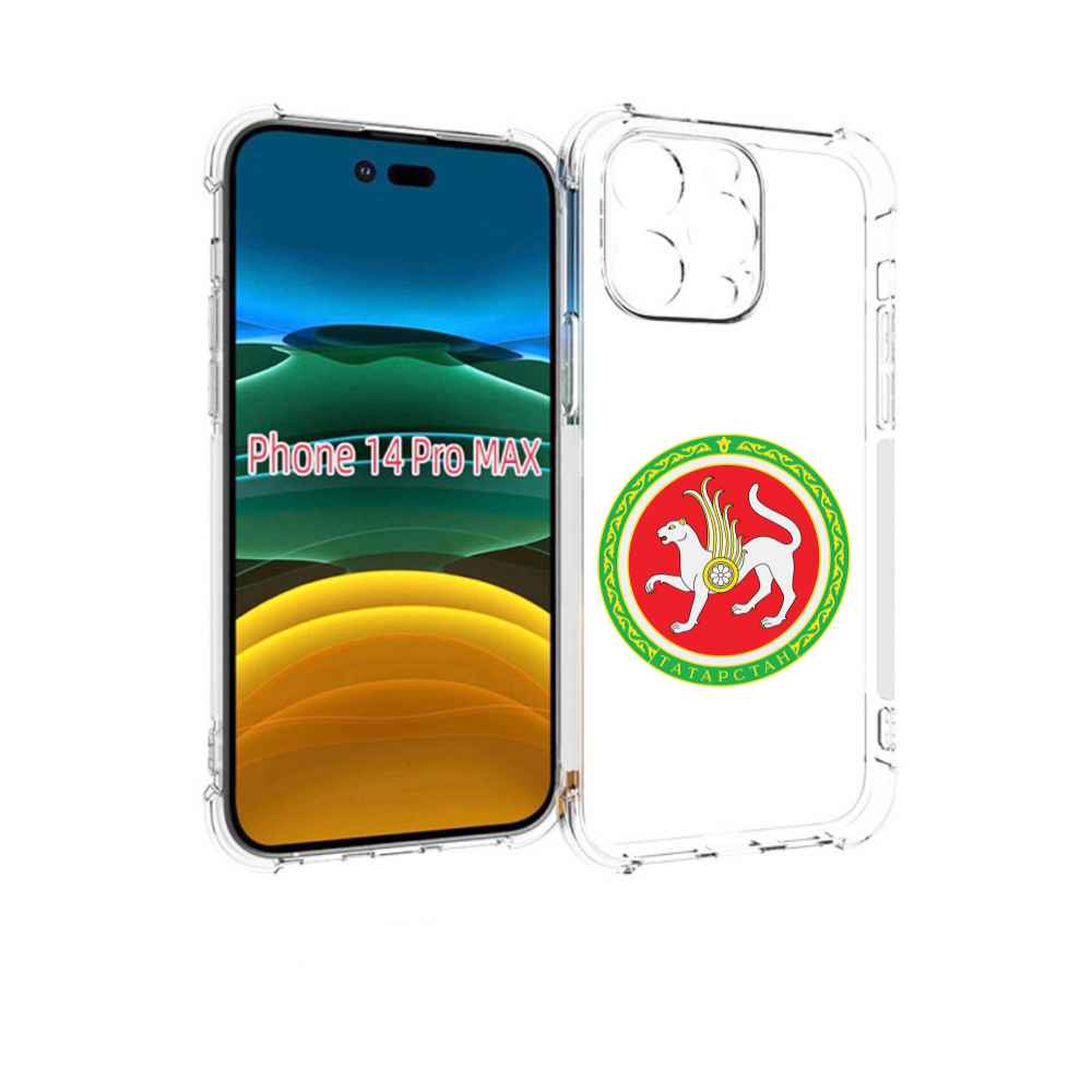 

Чехол MyPads герб-татарстан-казань для iPhone 14 Pro Max, Прозрачный, Tocco
