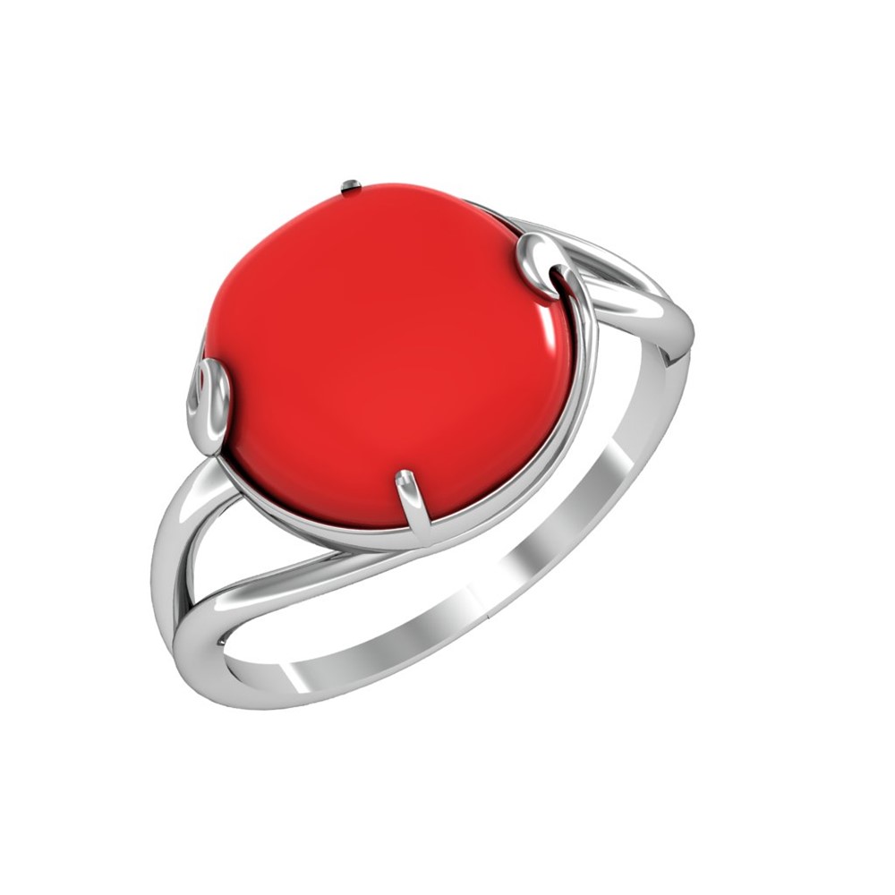 

Кольцо из серебра р., ПРИВОЛЖСКИЙ ЮВЕЛИР 251236-KR26, коралл, 251236-KR26