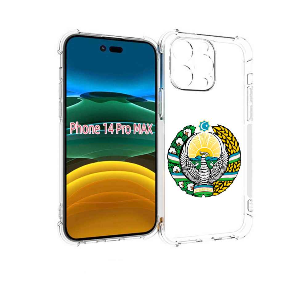 

Чехол MyPads герб-узбекистана для iPhone 14 Pro Max, Прозрачный, Tocco