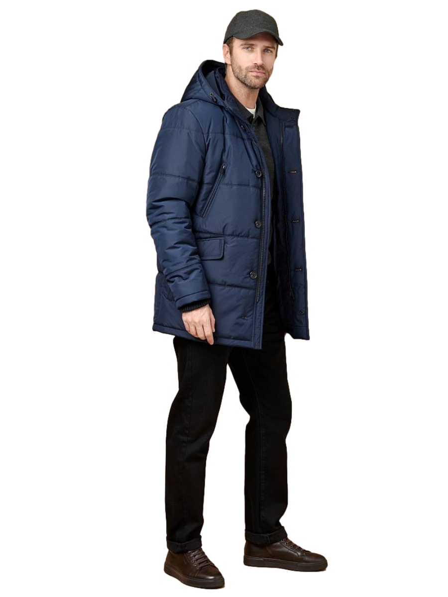Куртка мужская BAZIONI 4096-2 M синяя 56/176 RU