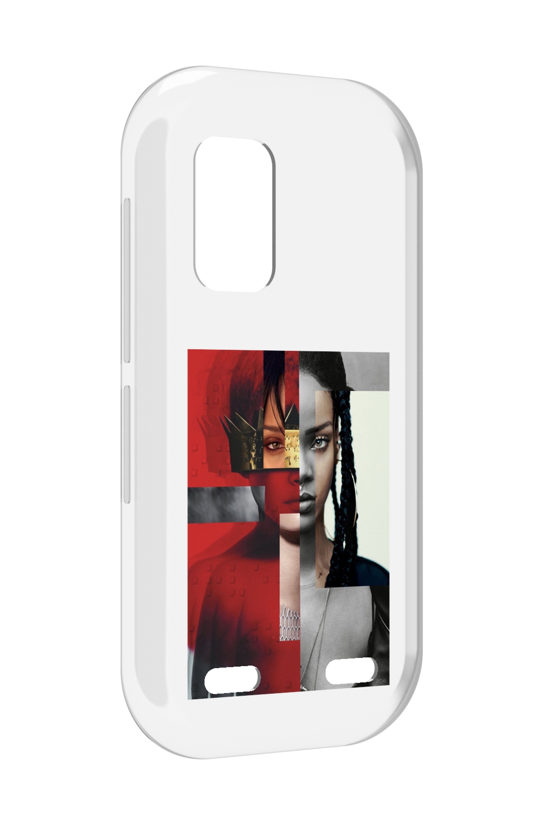 

Чехол MyPads Обложка-Рианна для UleFone Armor X10 / X10 Pro, Прозрачный, Tocco