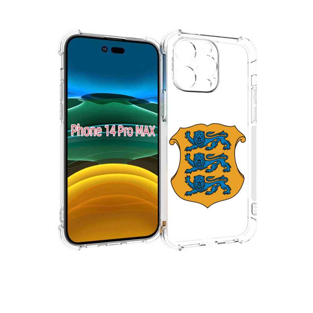 

Чехол MyPads герб-эстонии для iPhone 14 Pro Max, Прозрачный, Tocco