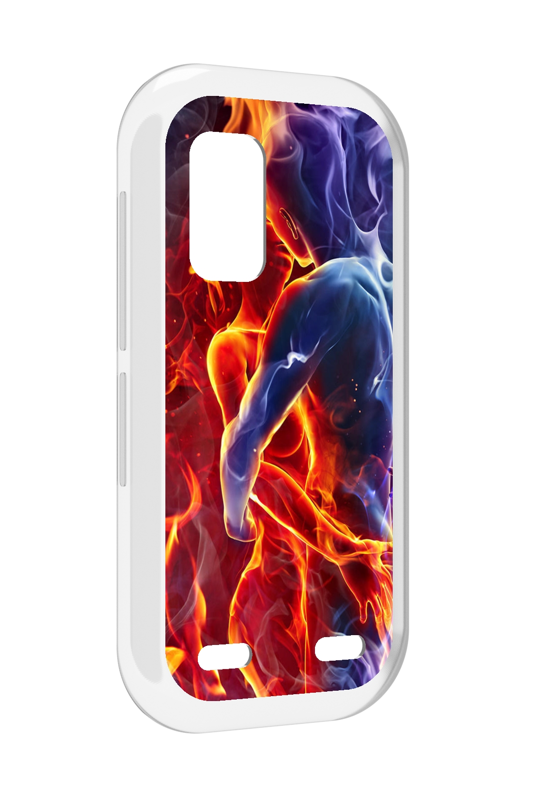 

Чехол MyPads Огонь-вода для UleFone Armor X10 / X10 Pro, Прозрачный, Tocco