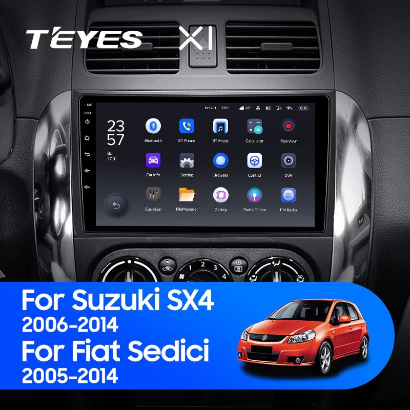 Штатная магнитола Teyes X1 4G 232 Suzuki SX4 1 2006-2014 2560000₽