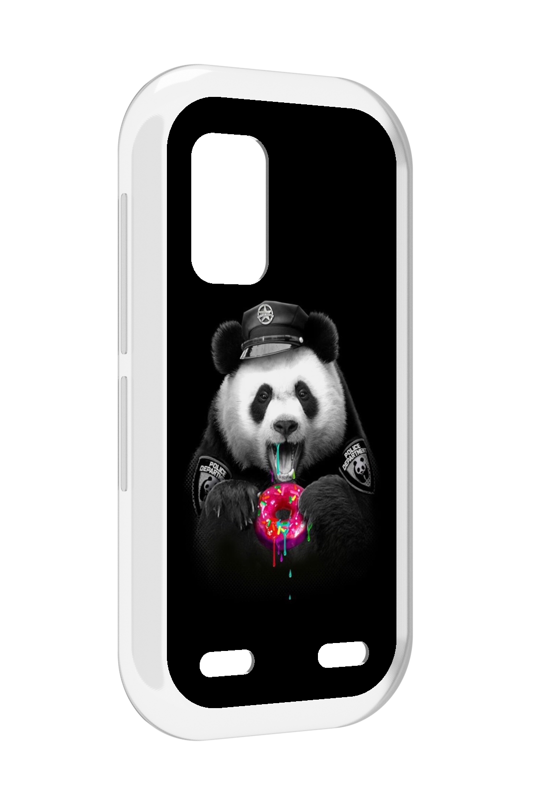 

Чехол MyPads Панда-с-пончиком для UleFone Armor X10 / X10 Pro, Прозрачный, Tocco