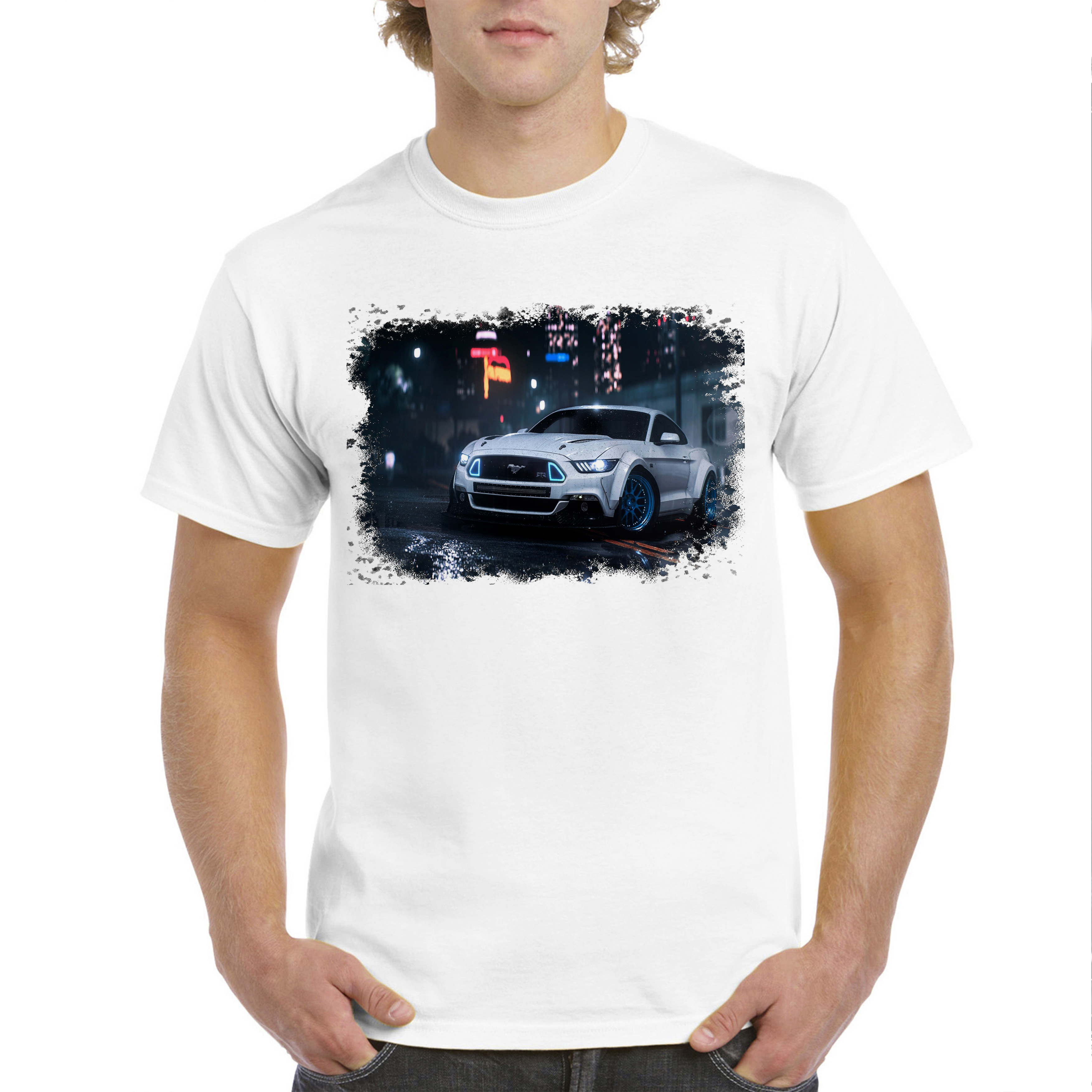

Футболка унисекс coolpodarok Games.Need for speed.NFS(белая форд мустанг) белая 46 RU, Белый, 6M041531