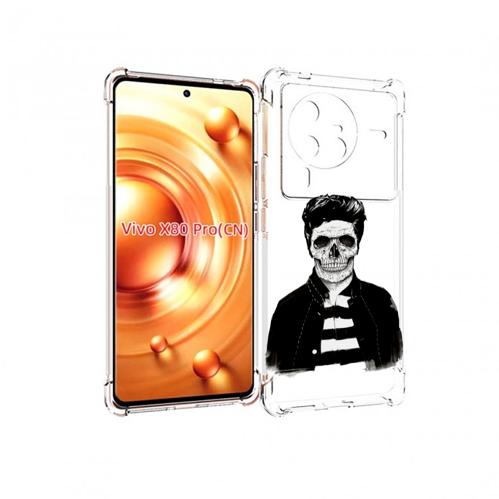 

Чехол MyPads скелет для Vivo X80 PRO, Прозрачный, Tocco
