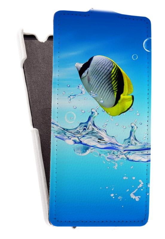 

Кожаный чехол для Fly IQ 4412 Quad Coral Armor Case "Full" (Белый) (Дизайн 150)