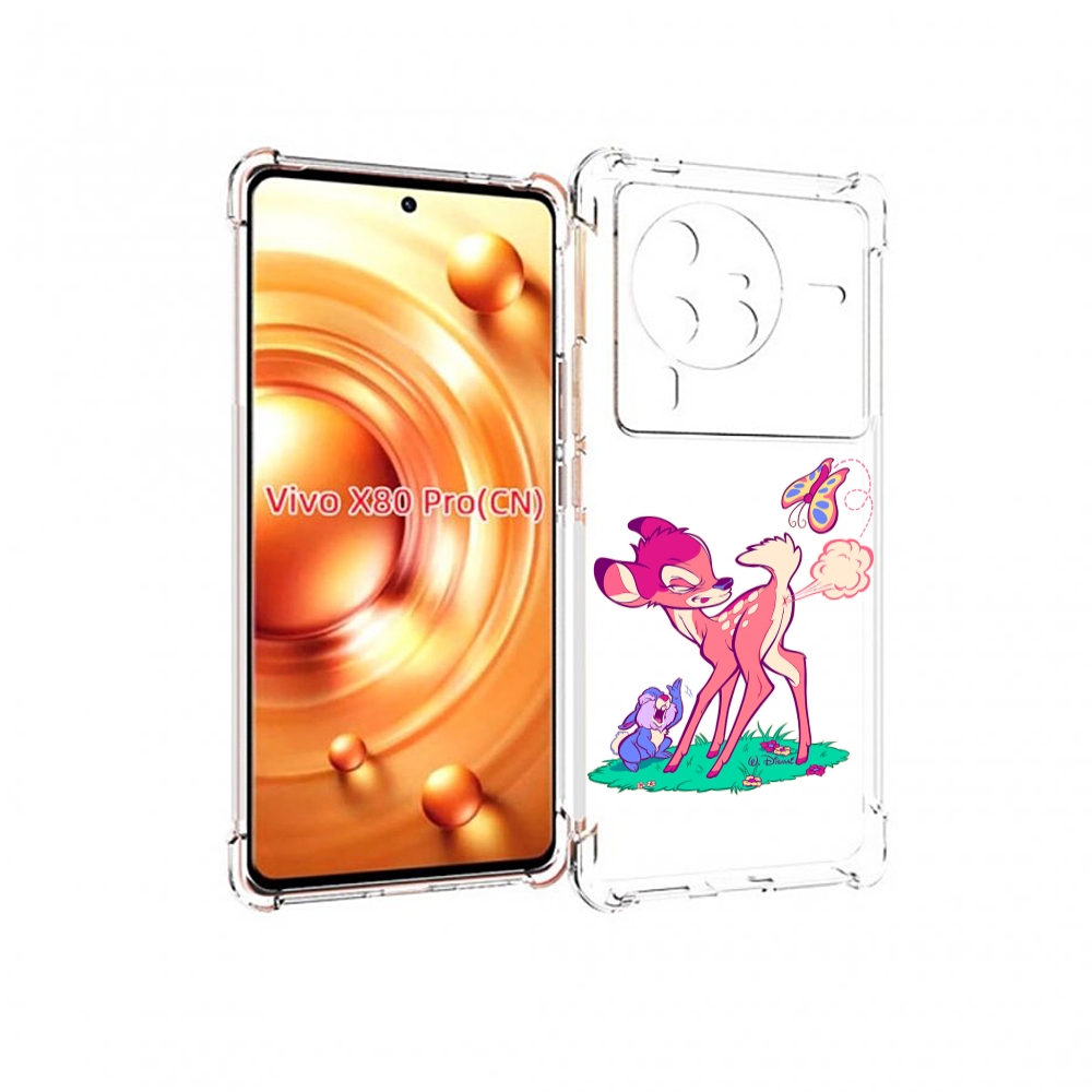 

Чехол MyPads смешной олененок для Vivo X80 Pro, Прозрачный, Tocco