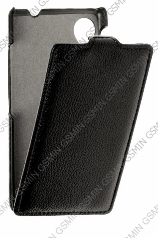 

Кожаный чехол для Fly IQ 4412 Quad Coral Armor Case "Full" (Черный)