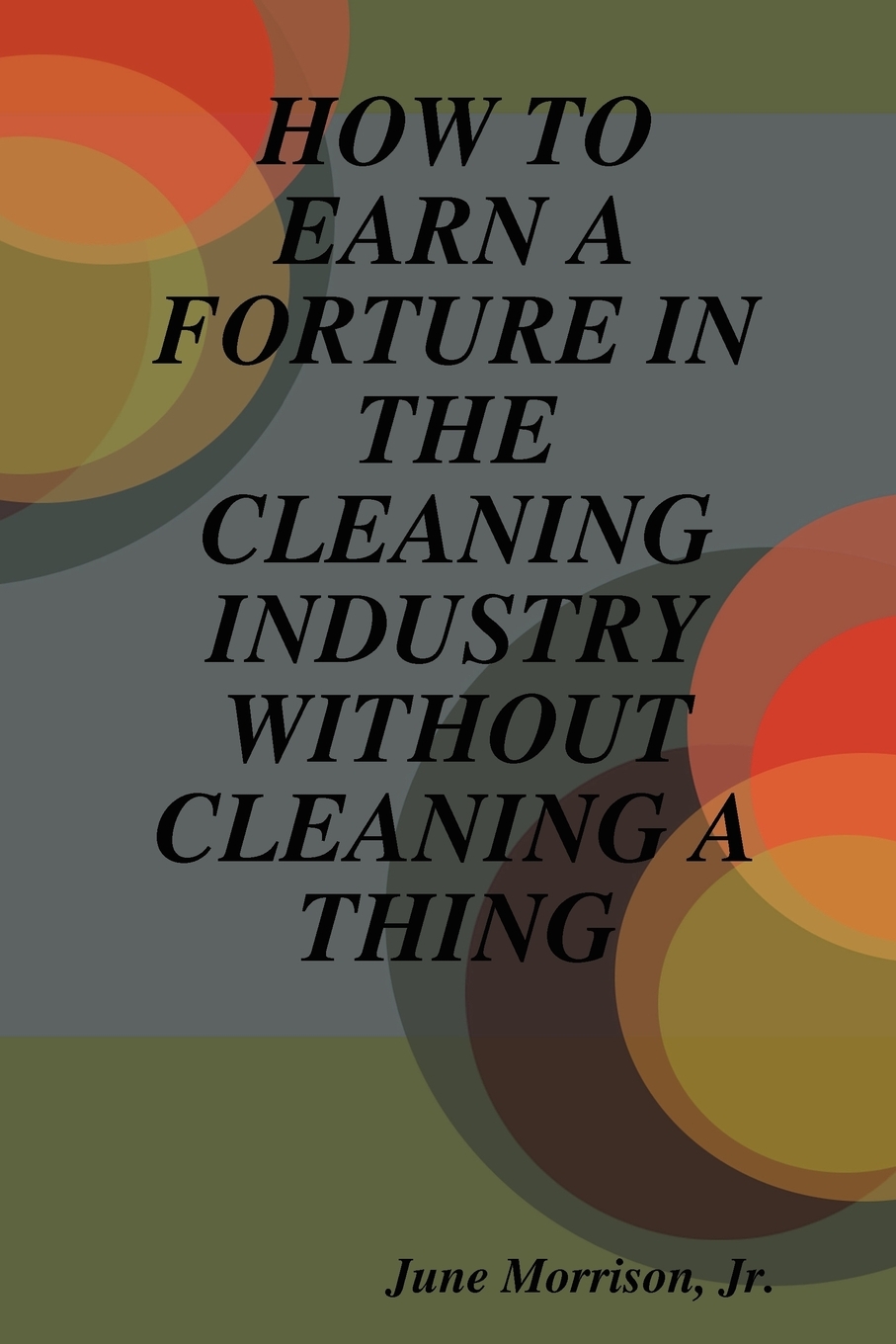 

How to Earn a Forture in the Cleaning Industry Without Cleaning a Thing
