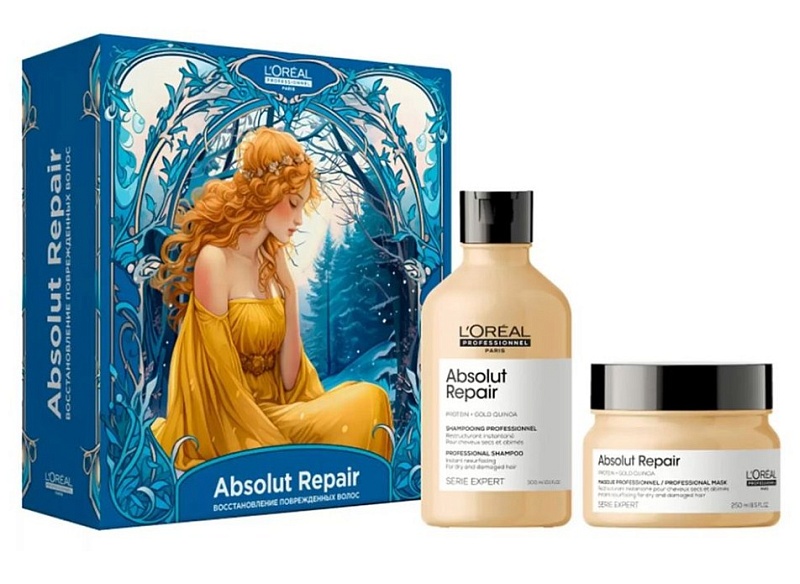 Набор Loreal Professionnel Absolut Repair для восстановления повреждённых волос 4699₽