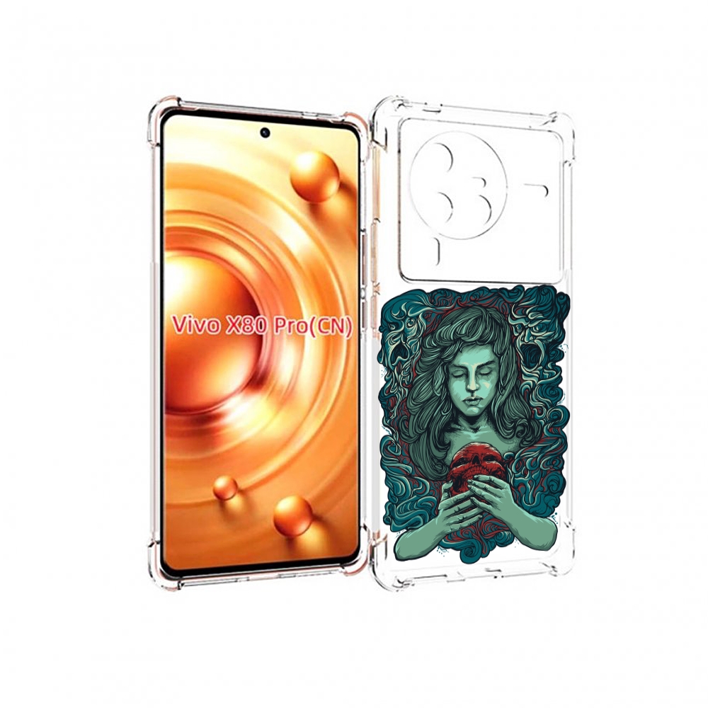 

Чехол MyPads спящая девушка для Vivo X80 PRO, Прозрачный, Tocco