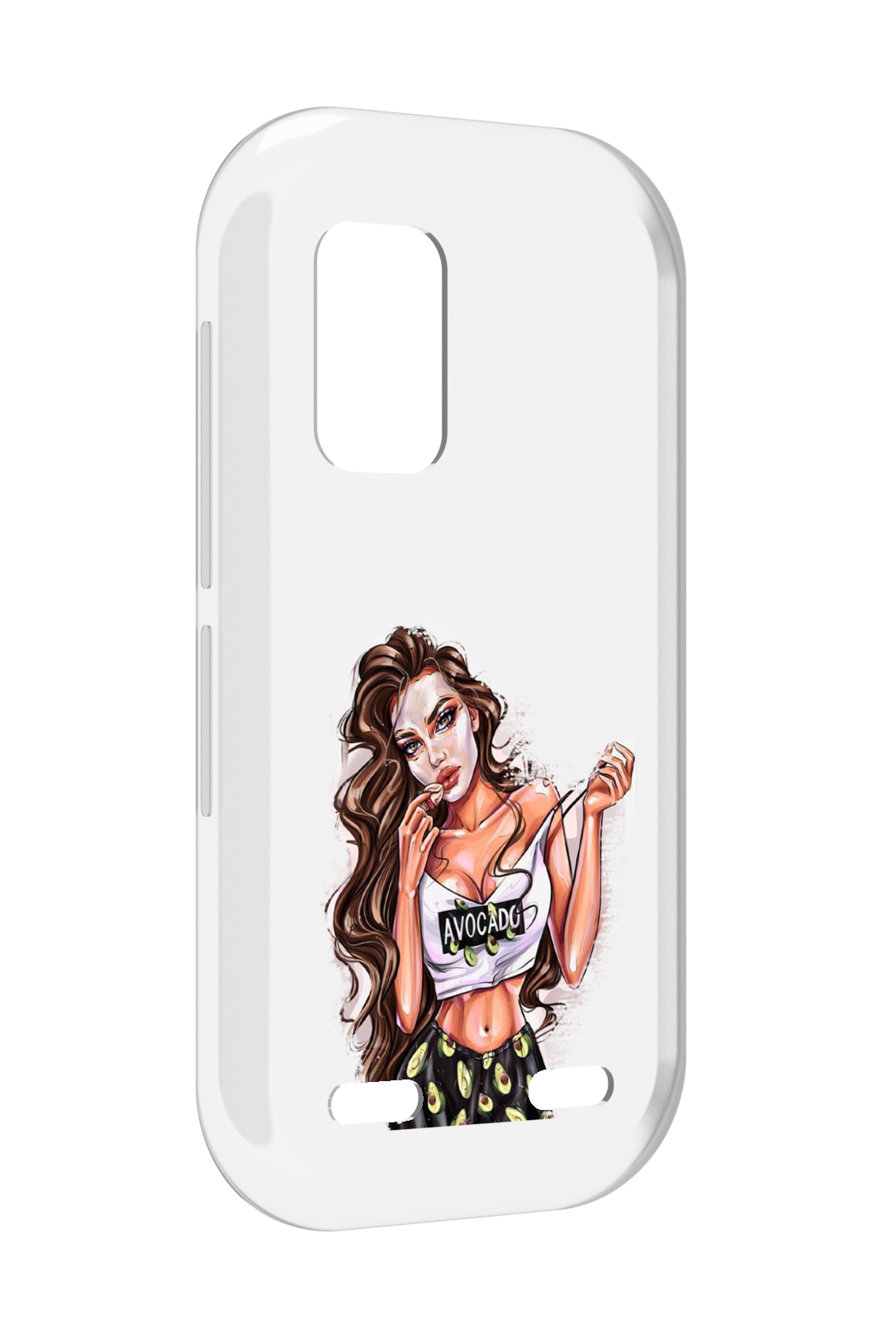 

Чехол MyPads Продукты на дом с доставкой женский для UleFone Armor X10 / X10 Pro, Прозрачный, Tocco