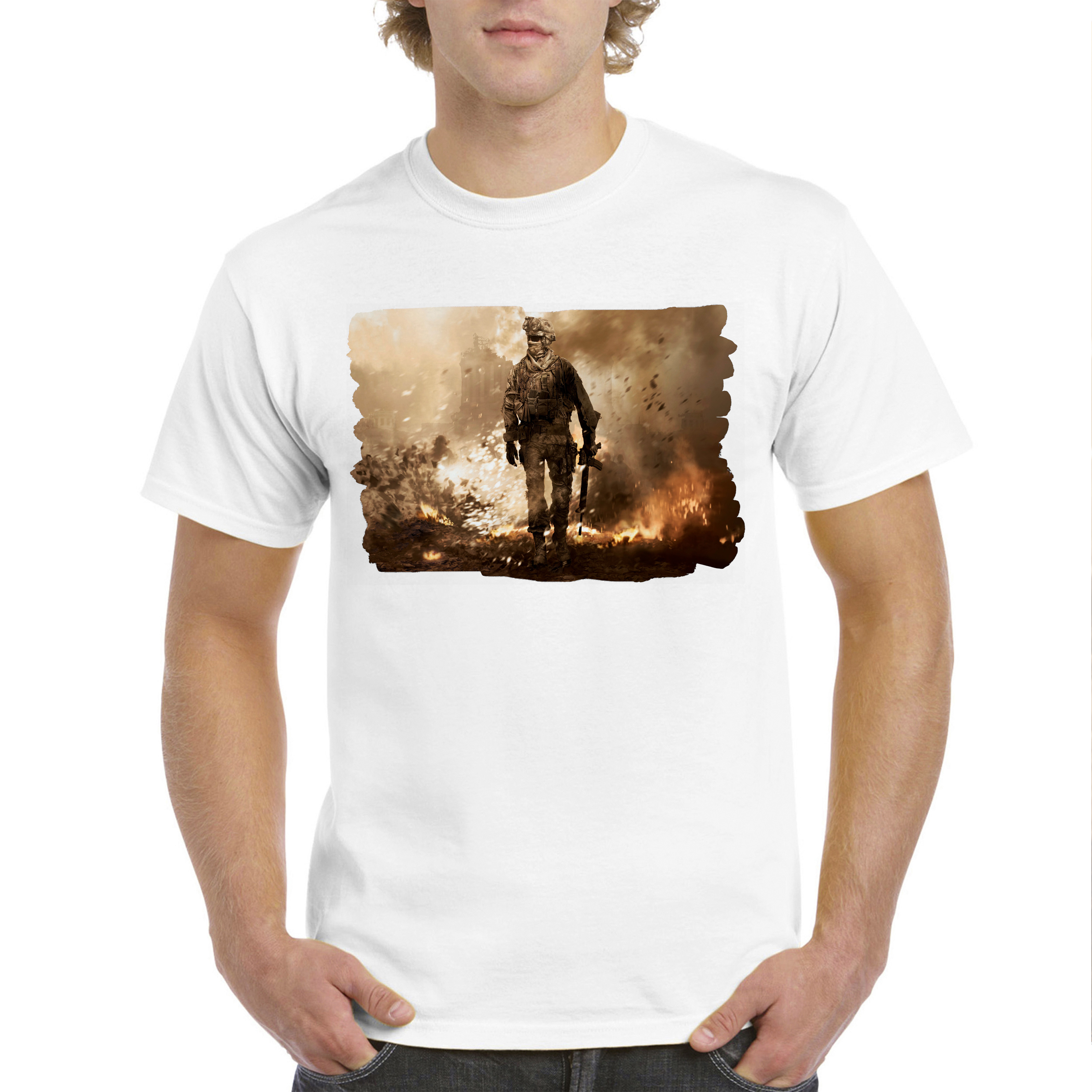 

Футболка унисекс CoolPodarok 6M041576 белая 46 RU, Белый, 6M041576