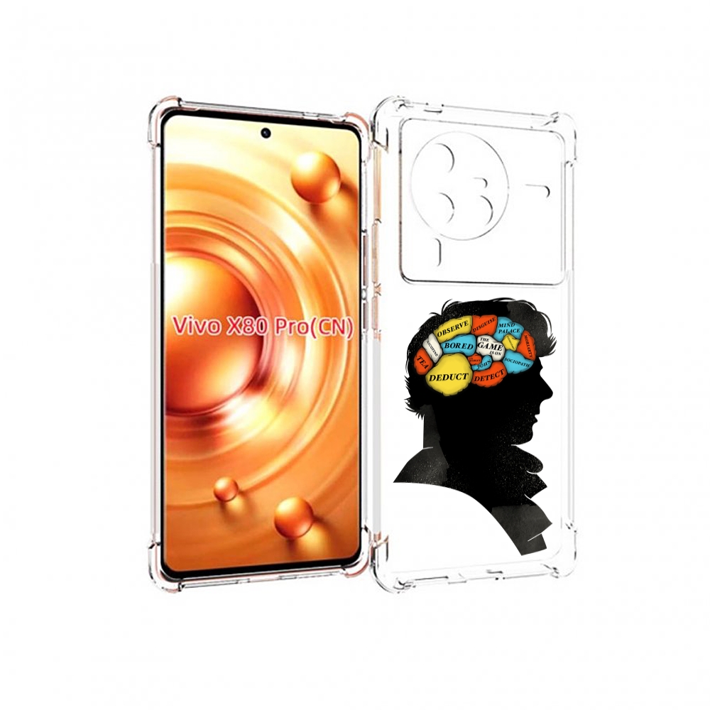 

Чехол MyPads темный рисунок для Vivo X80 PRO, Прозрачный, Tocco