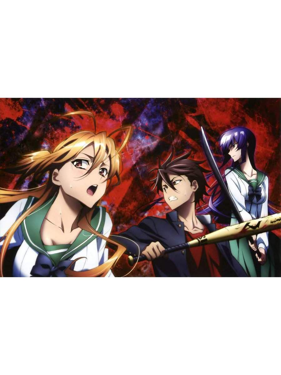 

Постер DRABS A3 Аниме старшая школа мертвяков