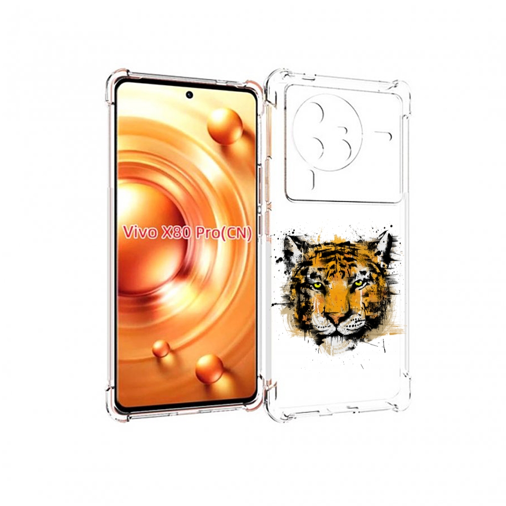 

Чехол MyPads тигруля для Vivo X80 PRO, Прозрачный, Tocco