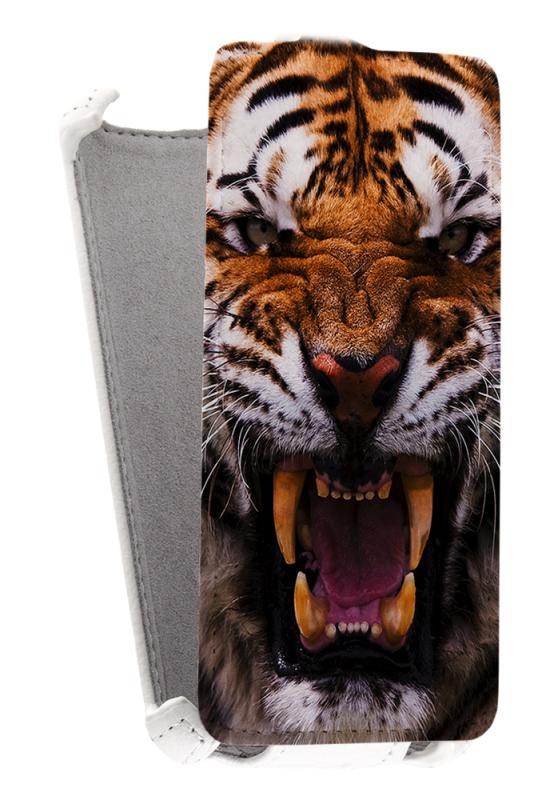 

Кожаный чехол для Fly IQ 4491 Era Life 3 Armor Case (Белый) (Дизайн 142)