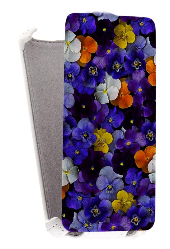 

Кожаный чехол для Fly IQ 4491 Era Life 3 Armor Case (Белый) (Дизайн 145)