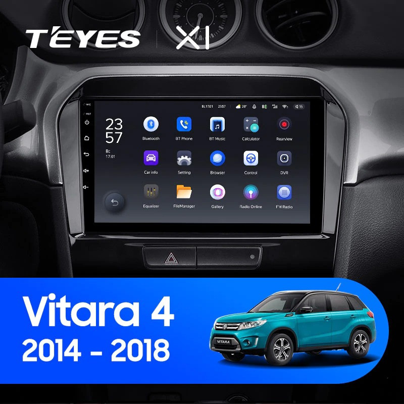 Штатная магнитола Teyes X1 4G 232 Suzuki Vitara 2 2014-2018 2530000₽