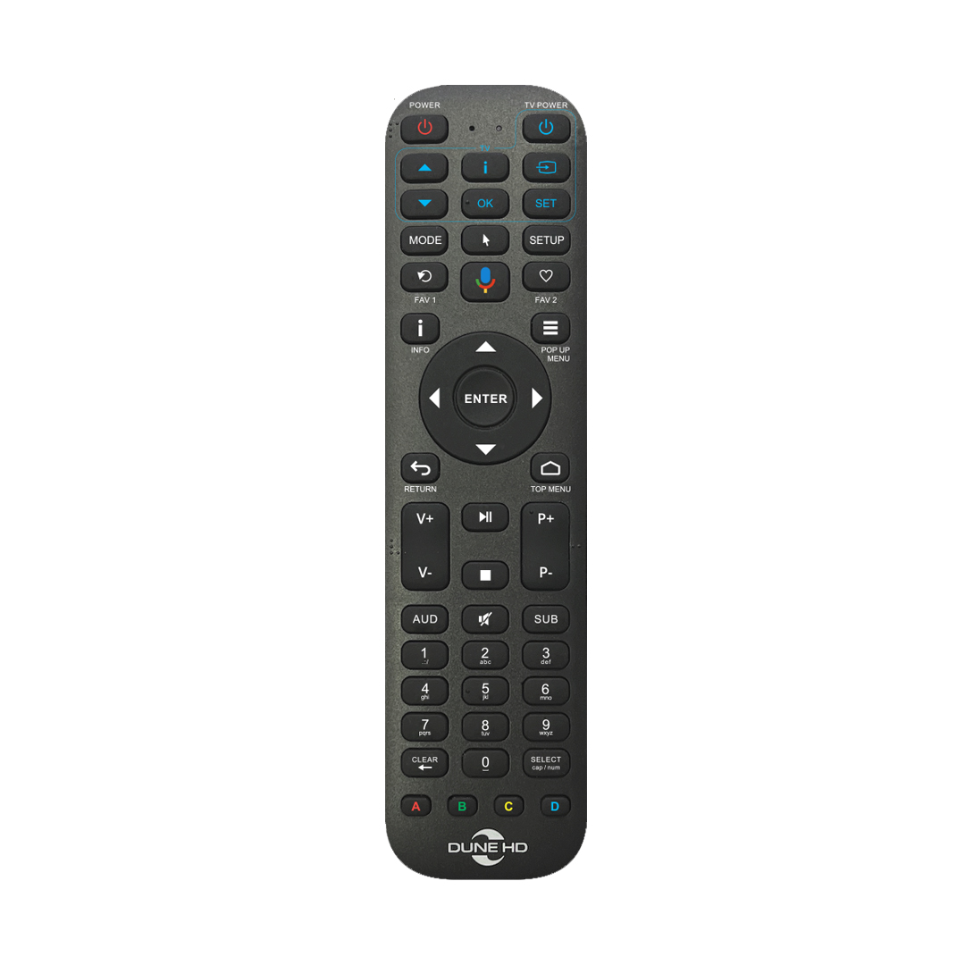 

Пульт ДУ Dune HD R4 Black, Черный, R4