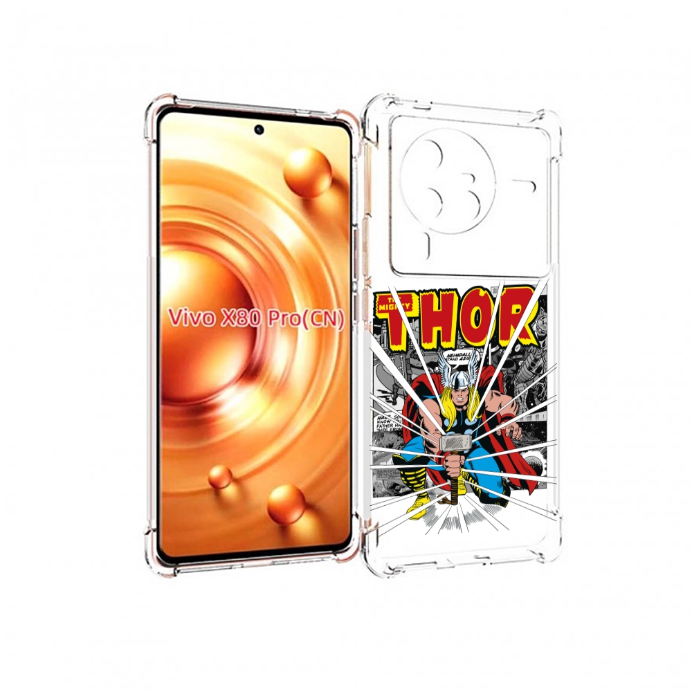 

Чехол MyPads тор рисунок для Vivo X80 Pro, Прозрачный, Tocco