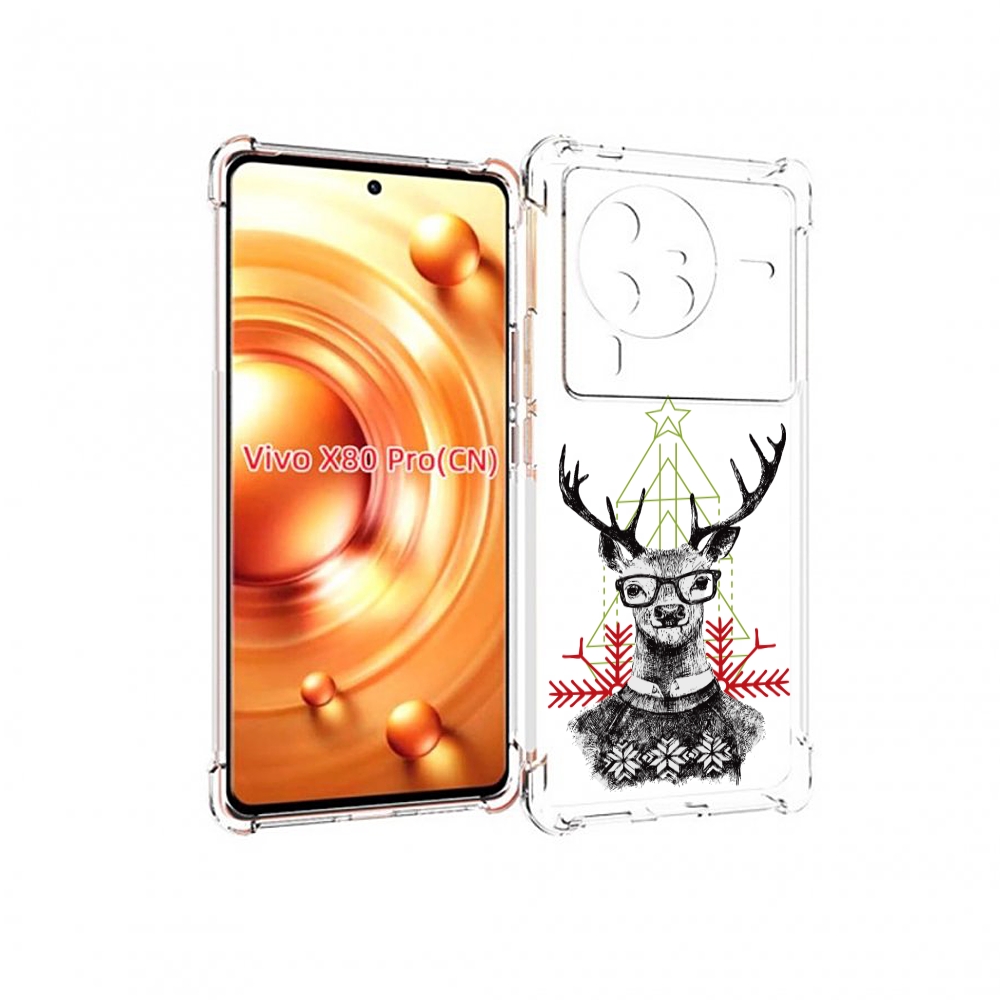 

Чехол MyPads умный олень для Vivo X80 PRO, Прозрачный, Tocco