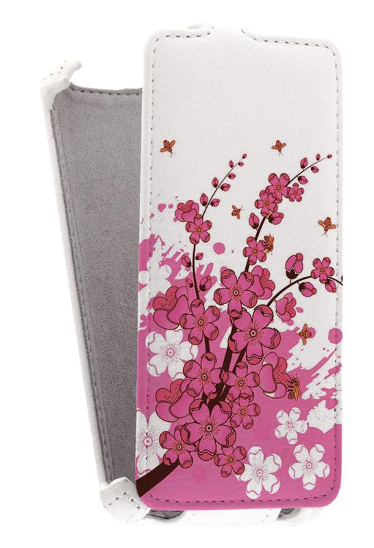 

Кожаный чехол для Fly IQ 4491 Era Life 3 Armor Case (Белый) (Дизайн 153)