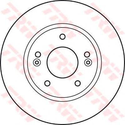 

Тормозный колодки TRW/Lucas передний для Hyundai Elantra 06-11 275 мм DF4922