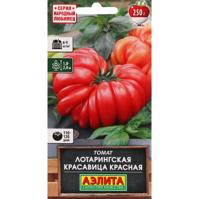 

Семена овощей Томат Агрофирма АЭЛИТА Лотарингская красавица красная 10 шт, 1 уп.