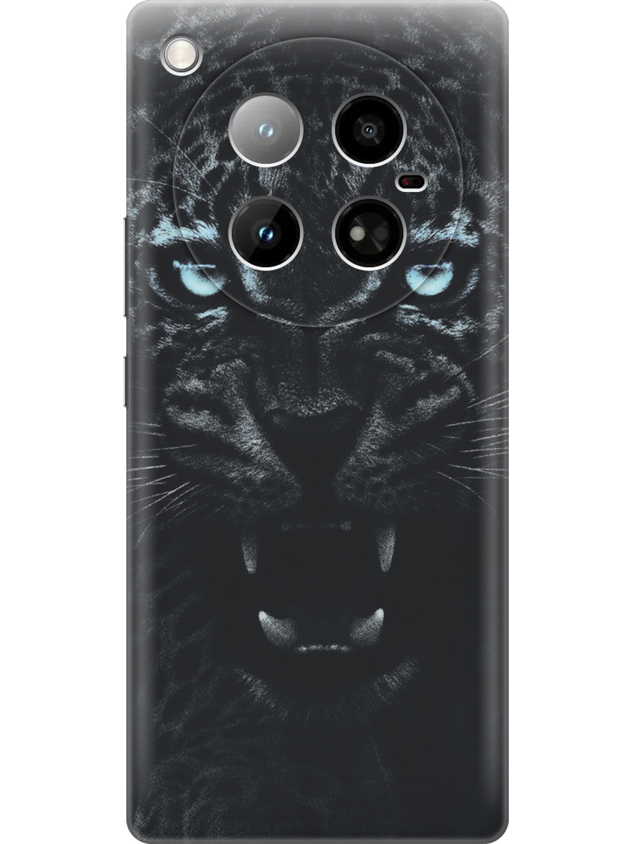 

Силиконовый чехол на Infinix Zero 40 4G с принтом "Голубоглазая пантера", Прозрачный;голубой;черный, 786722313