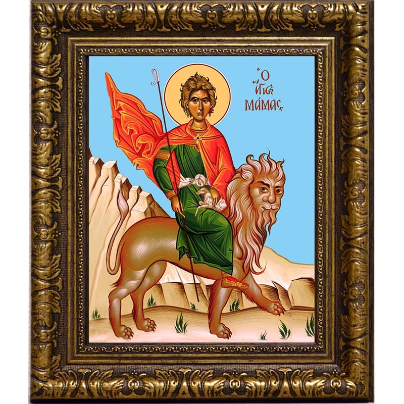 

Мамант Кесарийский (Каппадокийский) мученик. Икона на холсте.